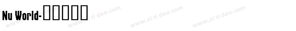 Nu World字体转换